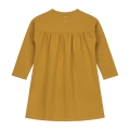 Sukienka - PLEATED DRESS MUSTARD